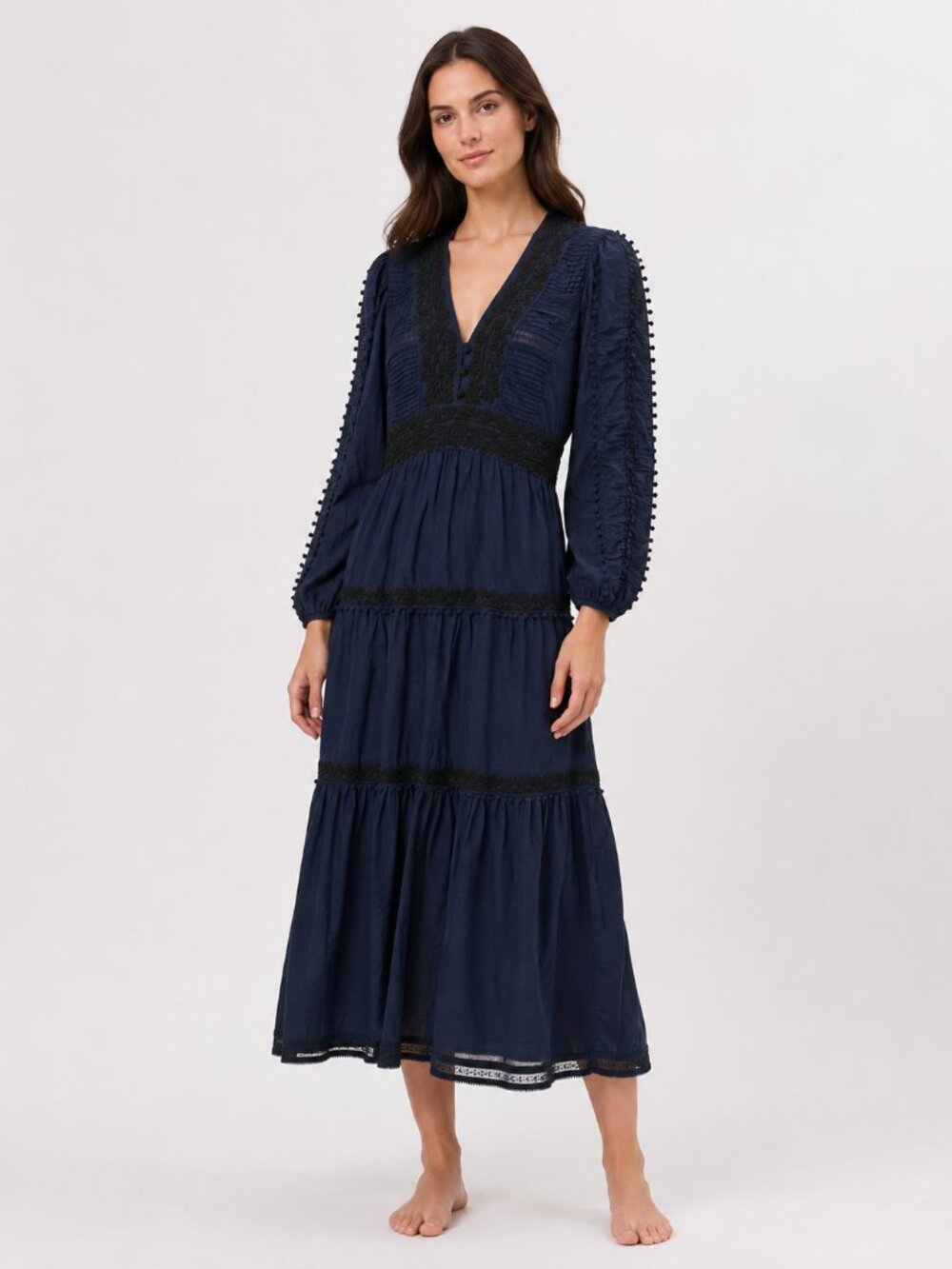 Sea New York V-Neck Long Dress